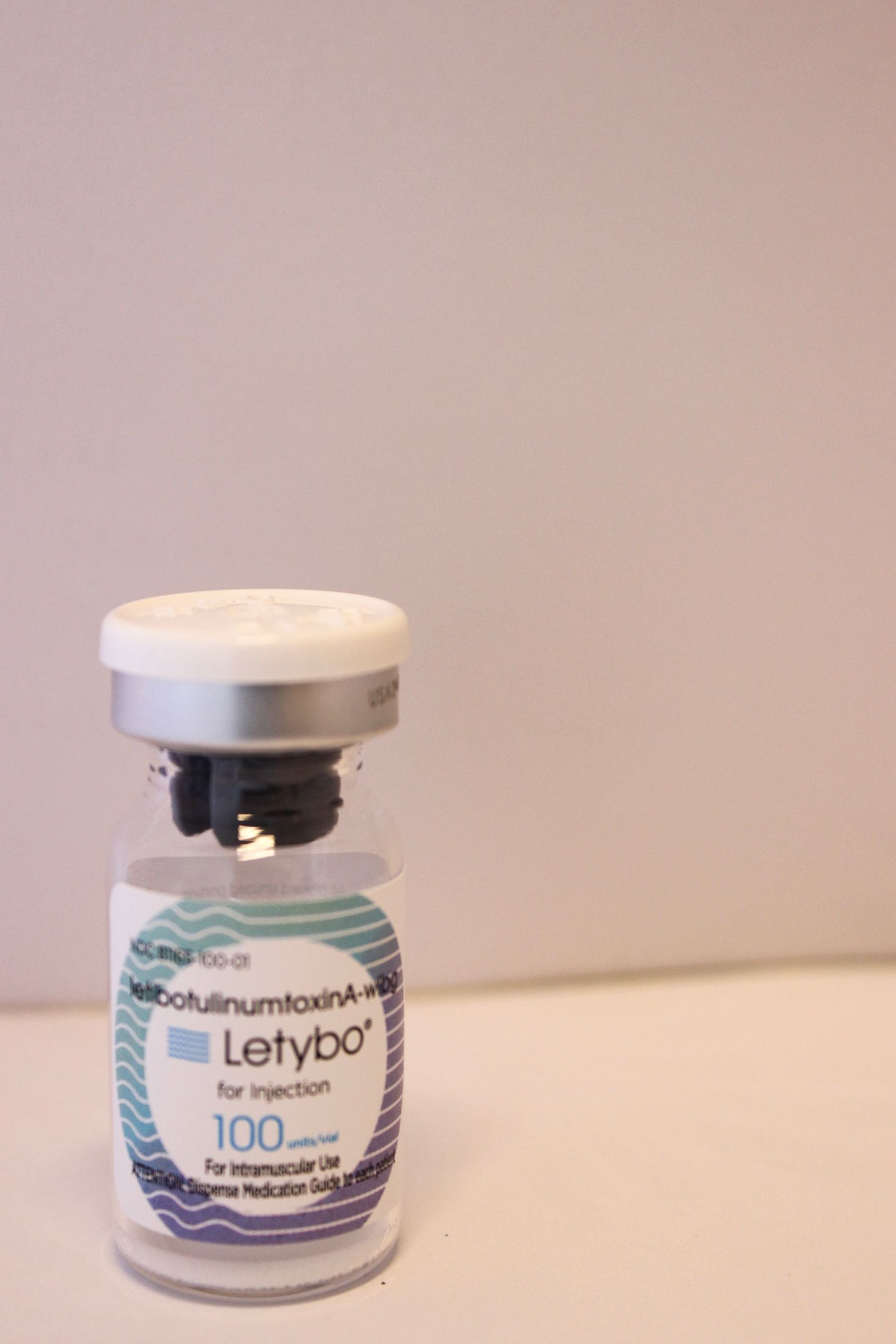 Letybo injection vial for medical use.