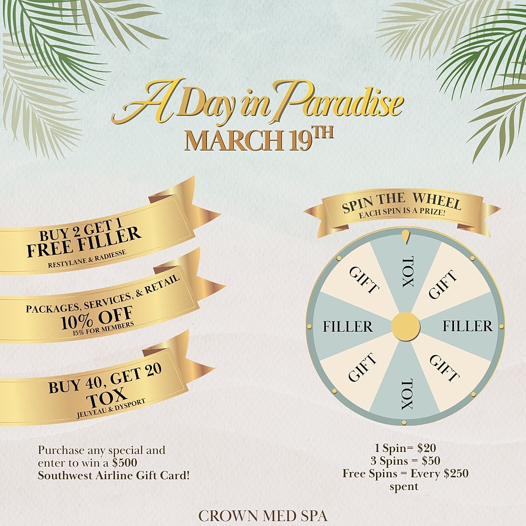A Day in Paradise event promotion graphic