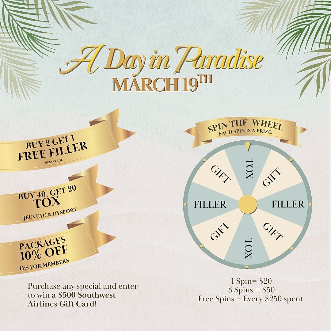 A Day in Paradise event promotion graphic